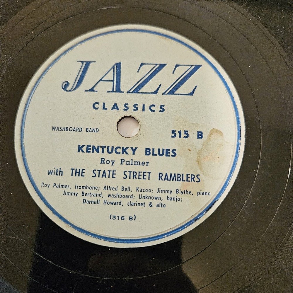State Street Ramblers 78 10" Barrel House Stomp Jazz Classics V/V